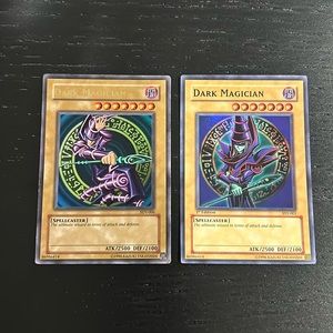 Dark Magician Yu-Gi-Oh! Cards (2). SDY-006 and SYE-001.